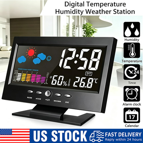 Led digital alarm clock snooze - digital,