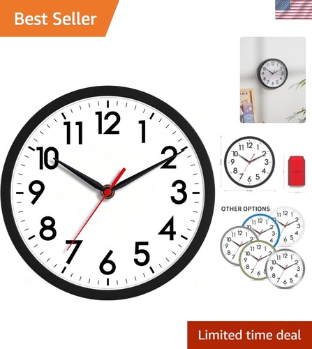 Inch wall clock silent - wall, clock,